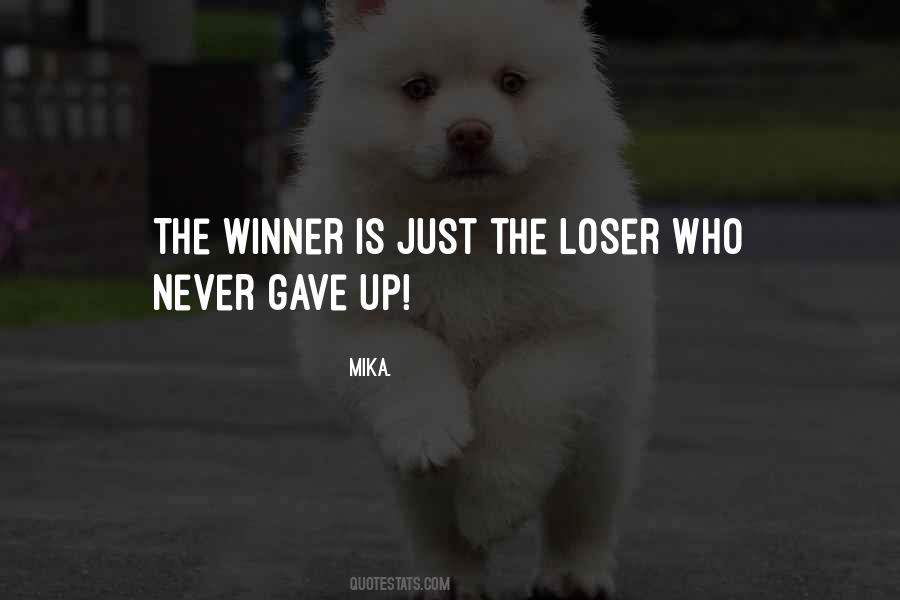 Quotes About Gave Up #1278775