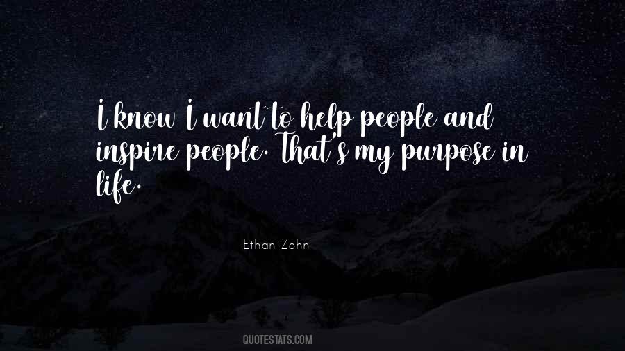 Quotes About Life's Purpose #116889