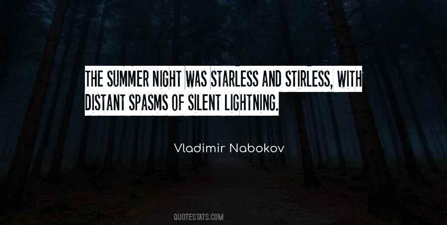 Summer Night Quotes #1334543