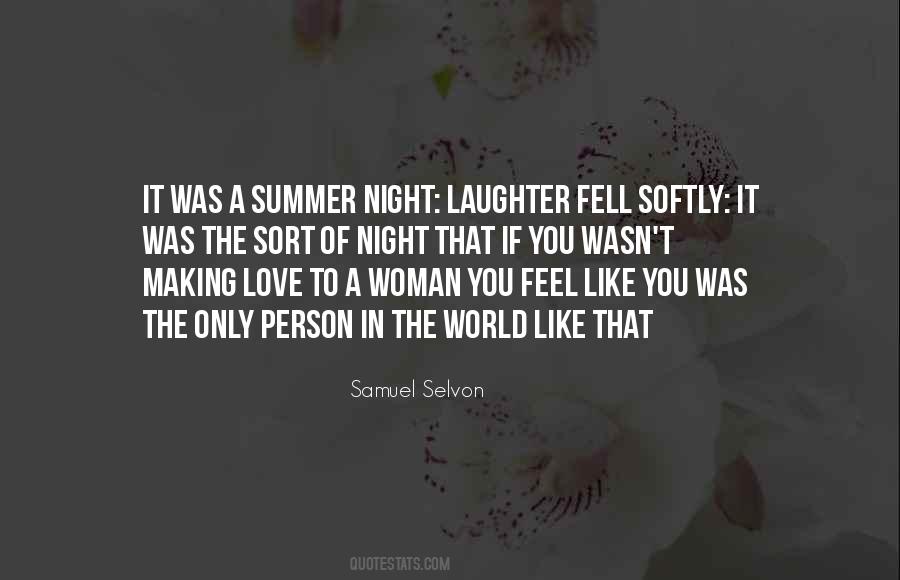 Summer Night Quotes #1768893