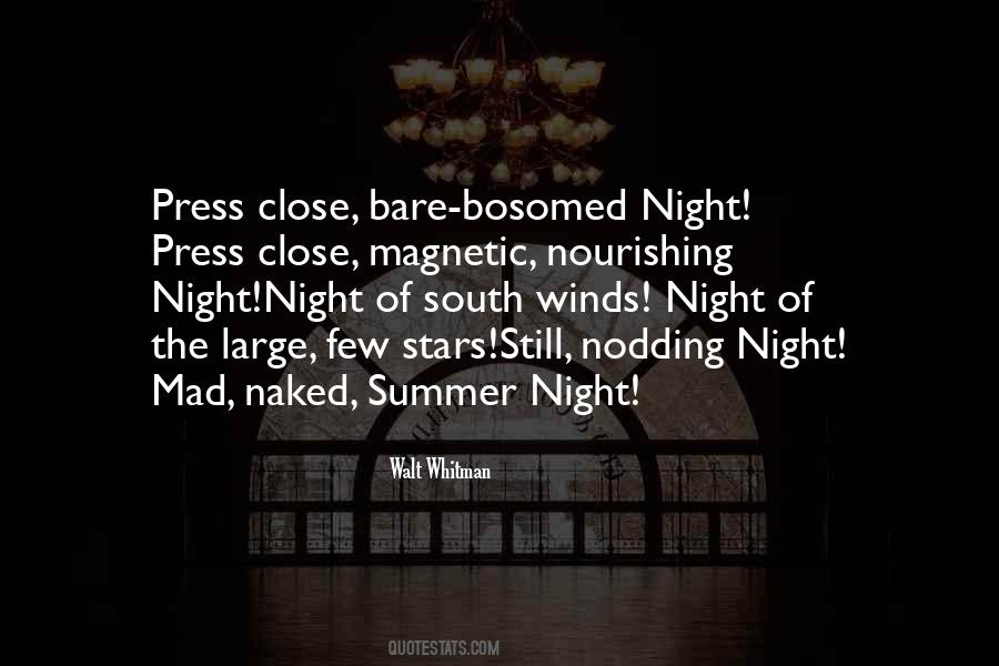 Summer Night Quotes #312447