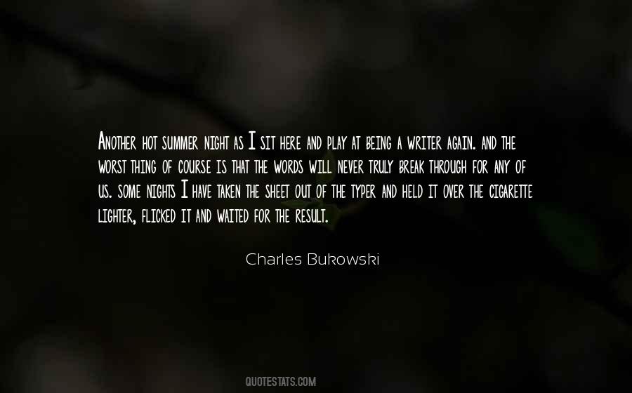 Summer Night Quotes #465119