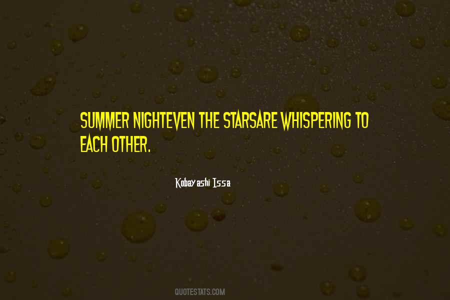Summer Night Quotes #61648