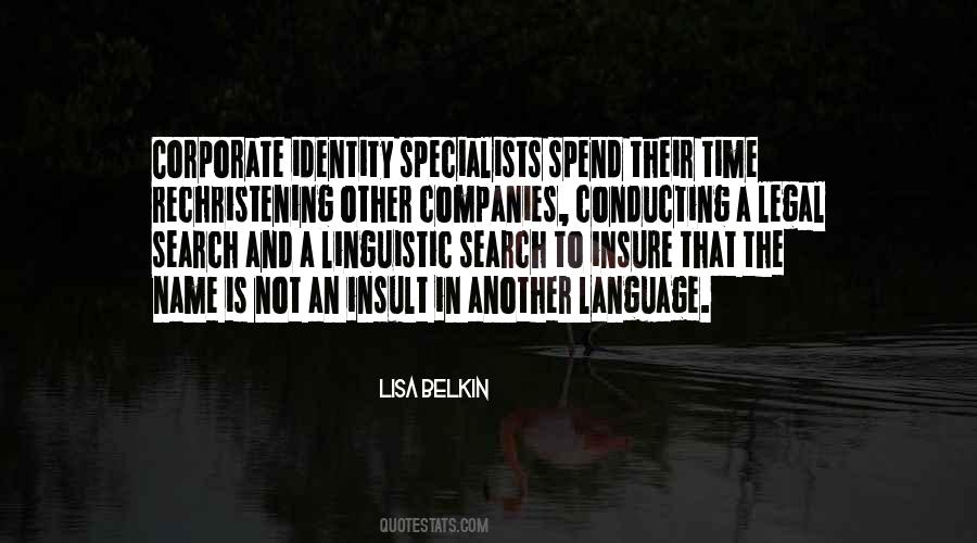 Quotes About Language And Identity #935685