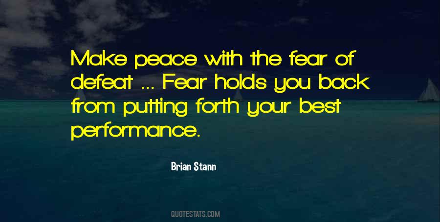 Fear Holds You Back Quotes #1538425