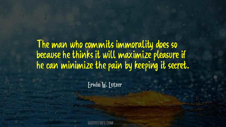Quotes About Immorality #1001079