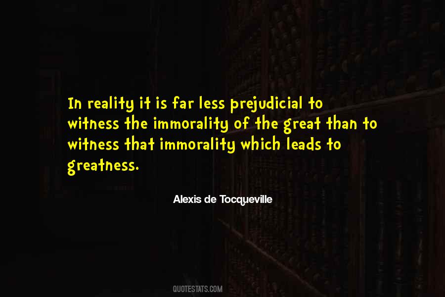 Quotes About Immorality #435017