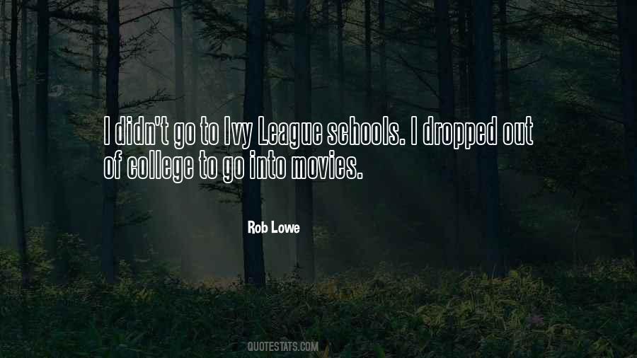 Quotes About Ivy League #913205