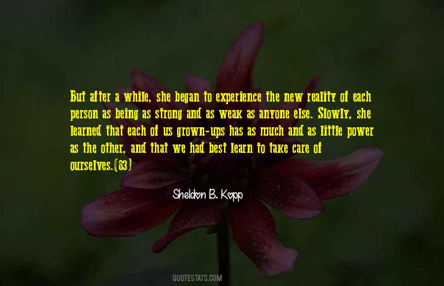 Quotes About Strong And Weak #119437