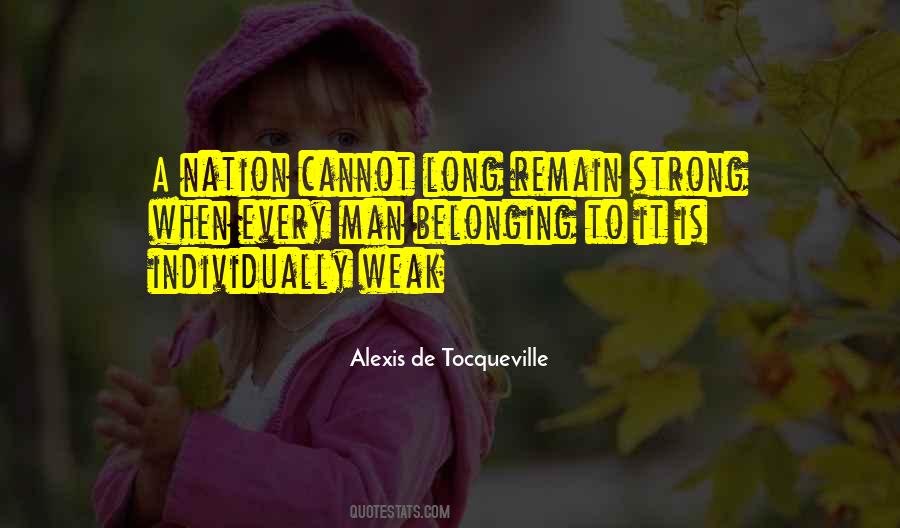 Quotes About Strong And Weak #138261