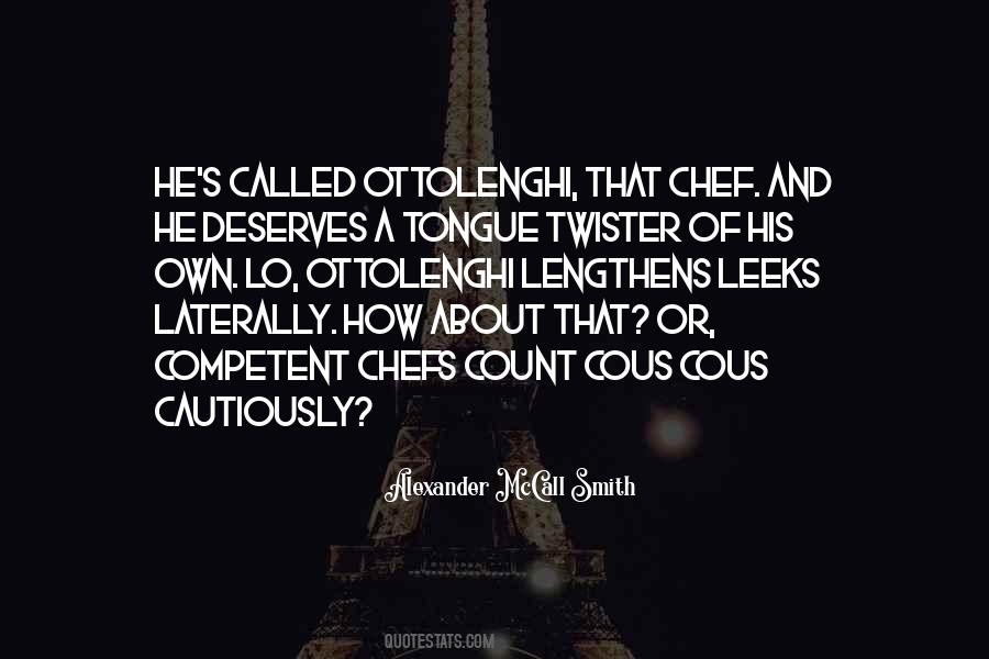 Quotes About Chefs #440205
