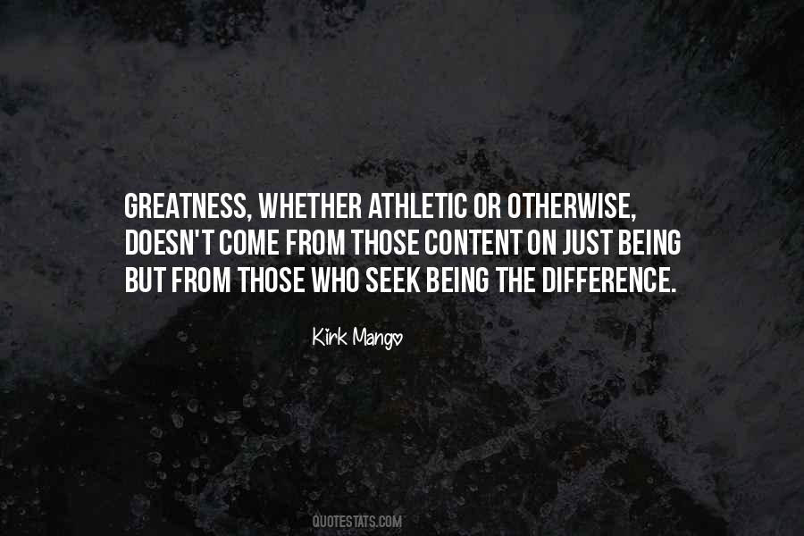 Quotes About Being Athletic #325546