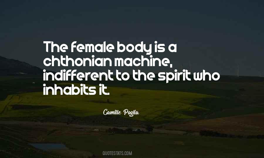 Quotes About The Female Body #80447