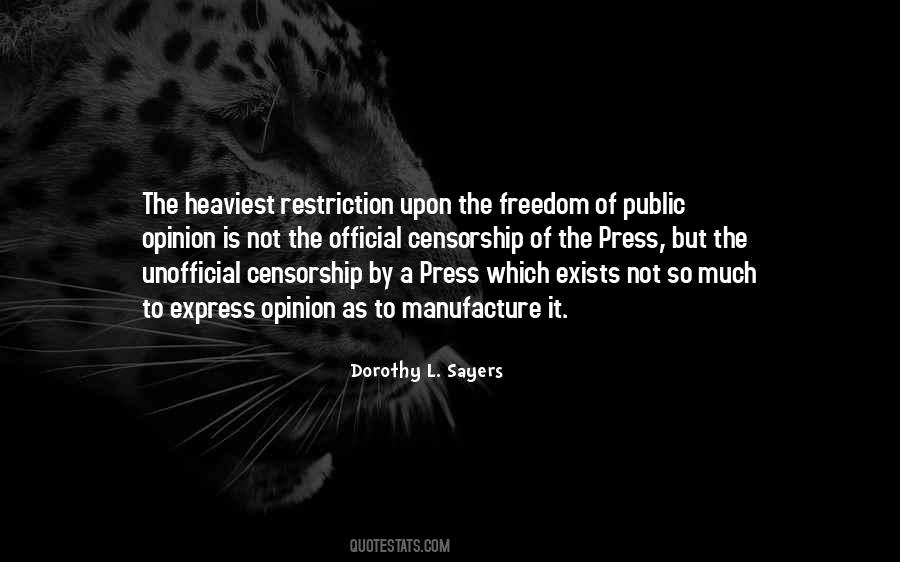 Quotes About Media Censorship #1110209