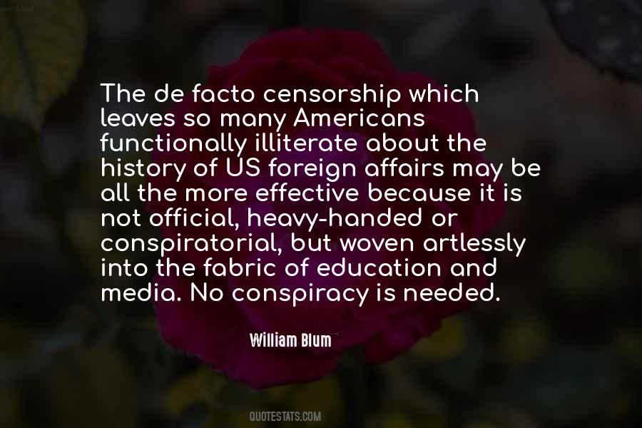 Quotes About Media Censorship #1839035