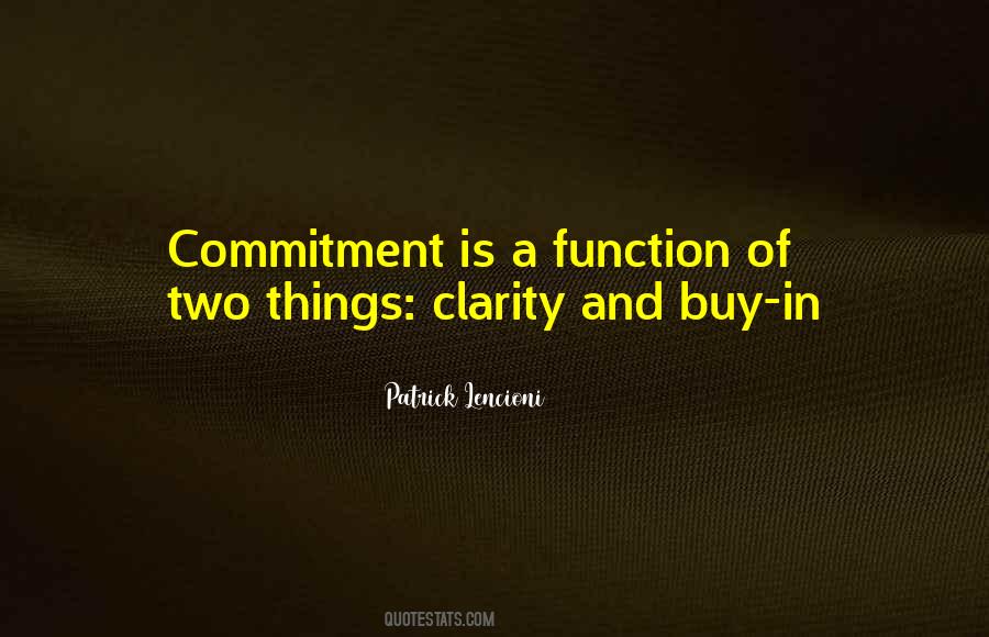 Commitment Is Quotes #553648