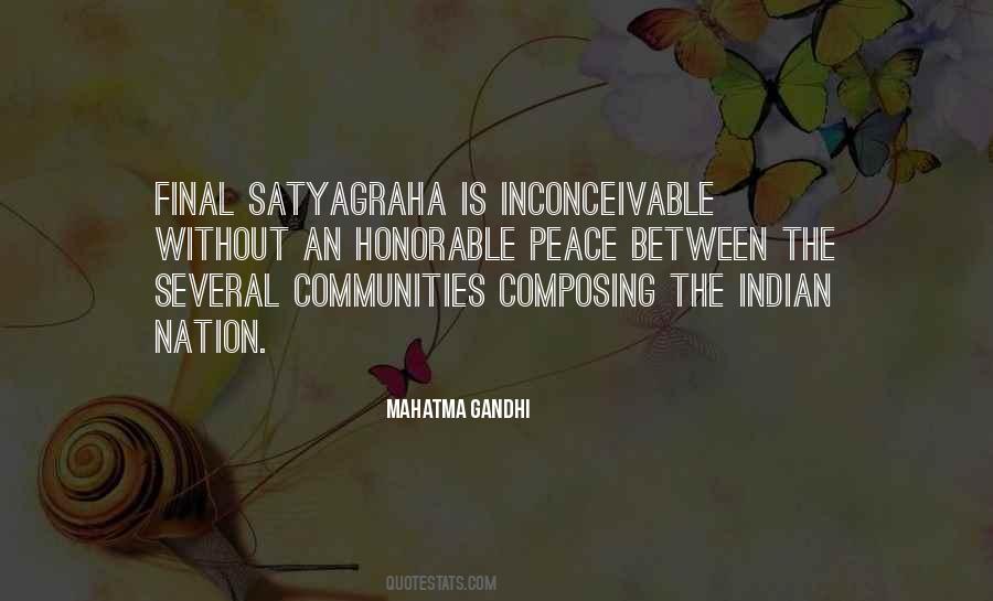 Quotes About Satyagraha #38447