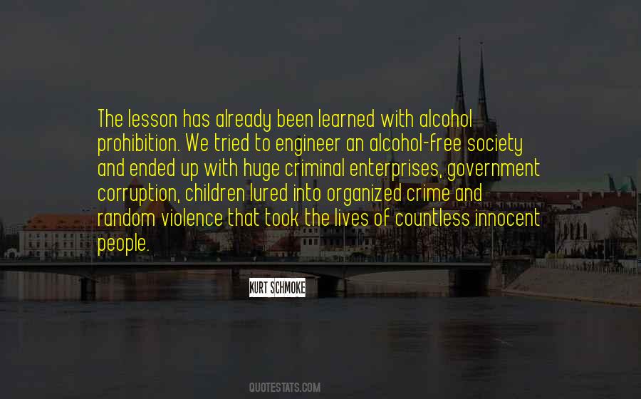 Quotes About Alcohol Prohibition #1001004