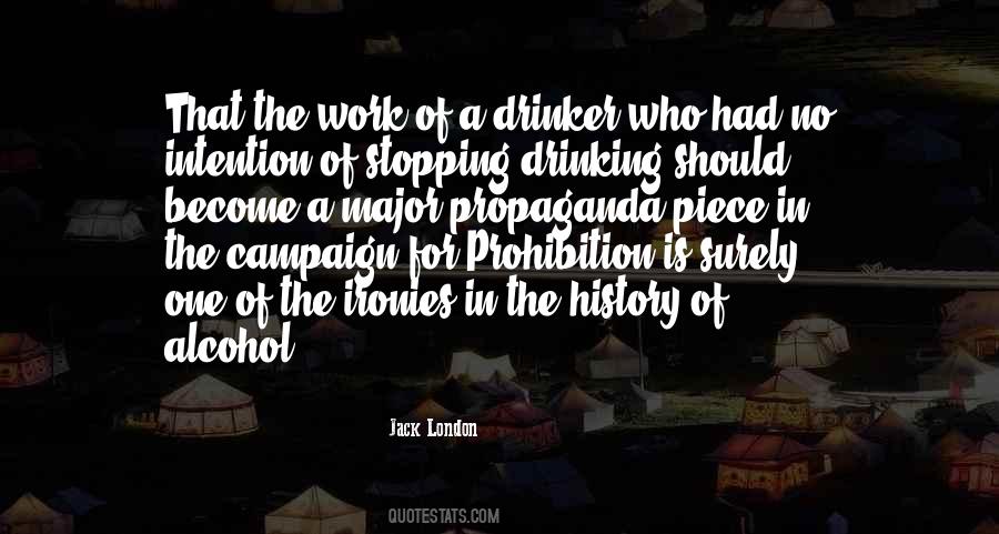 Quotes About Alcohol Prohibition #450519