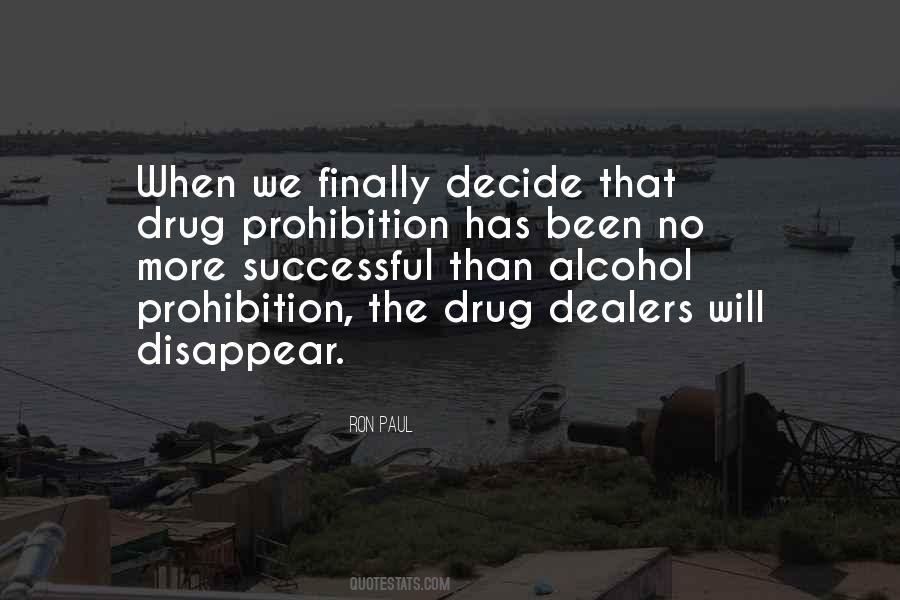 Quotes About Alcohol Prohibition #82153