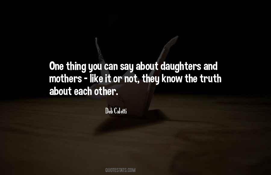 Mothers Daughters Quotes #18293