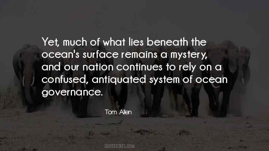 Quotes About What Lies Beneath The Surface #1424581