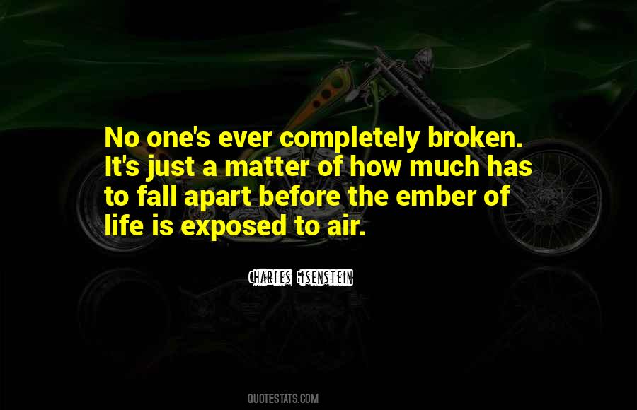 Life Fall Apart Quotes #1373179