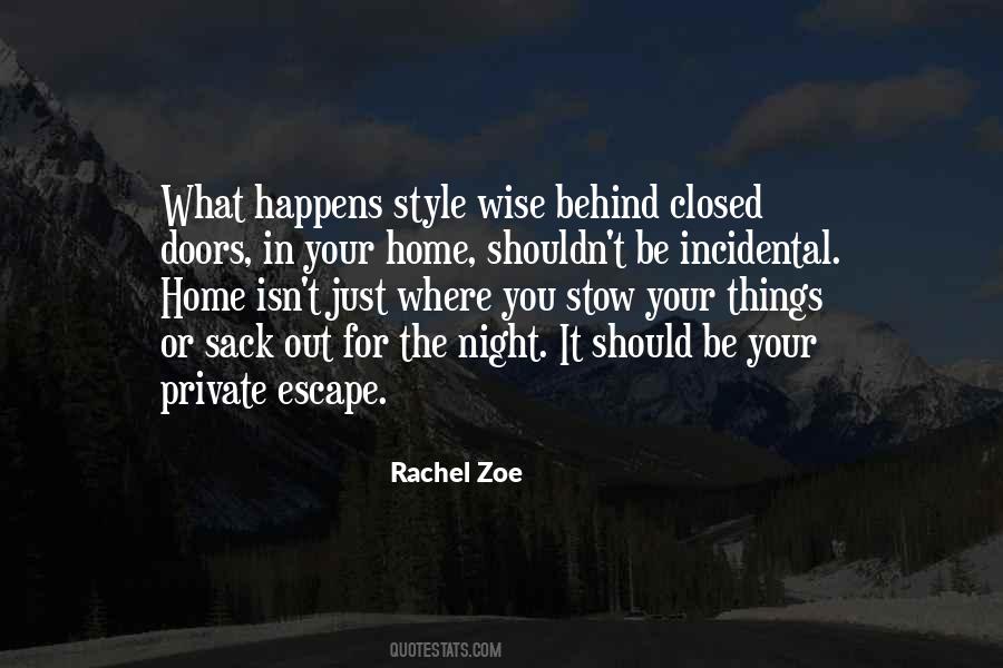 Quotes About What Happens Behind Closed Doors #1422977