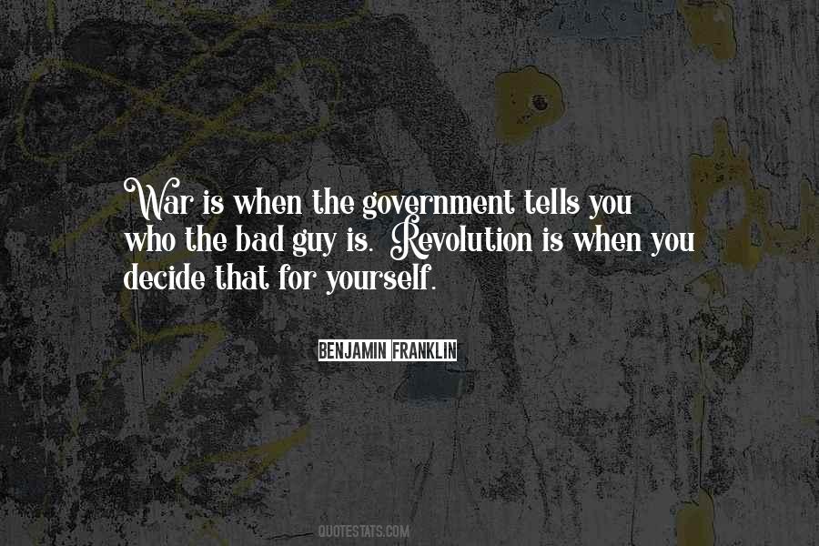 Revolution War Quotes #50148