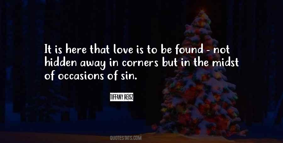 Quotes About Hidden Sin #1701607