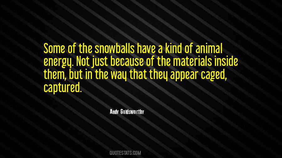 Quotes About Snowballs #114315