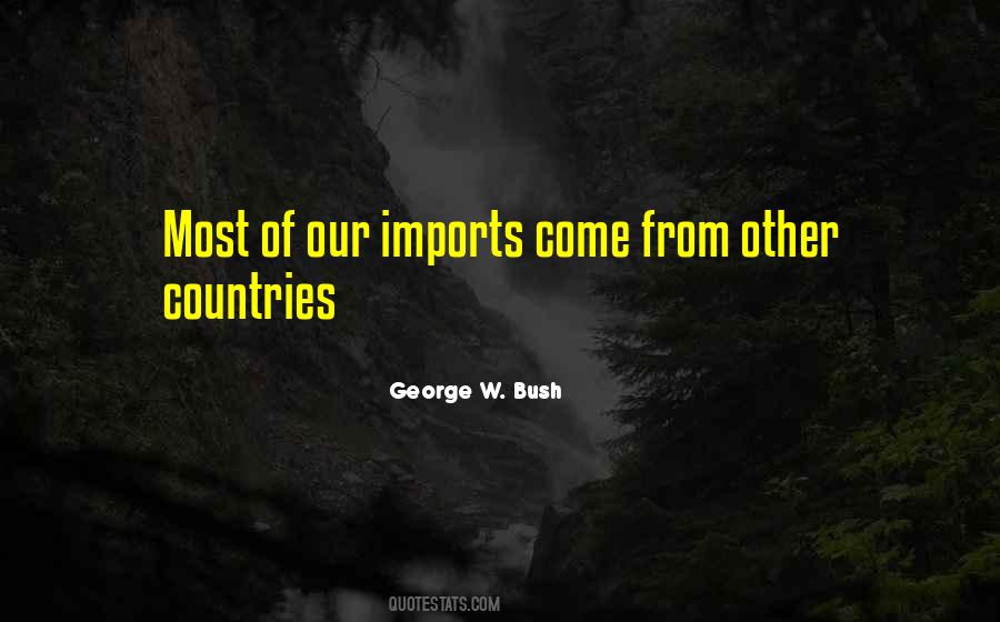 Quotes About Imports #601032