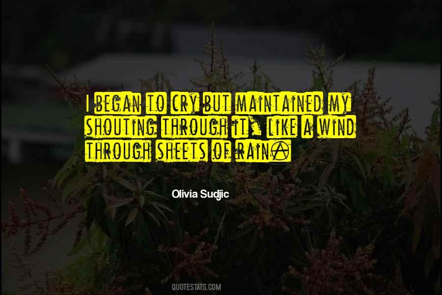 Quotes About Crying In The Rain #1580368