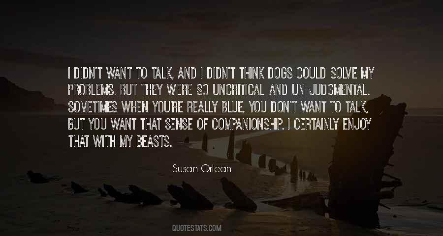 Dog Sense Quotes #471966