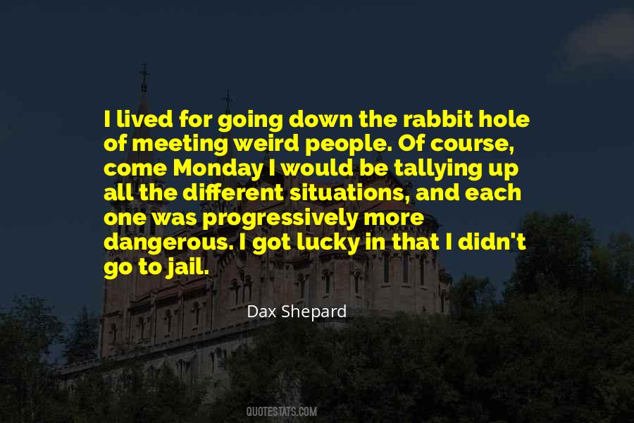 Quotes About Going Down The Rabbit Hole #1196025