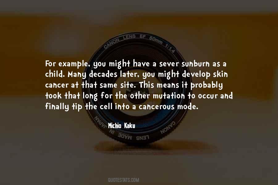 Cancer Cell Quotes #1230353