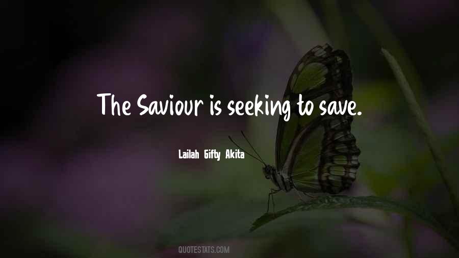 Quotes About Saviour #1144892