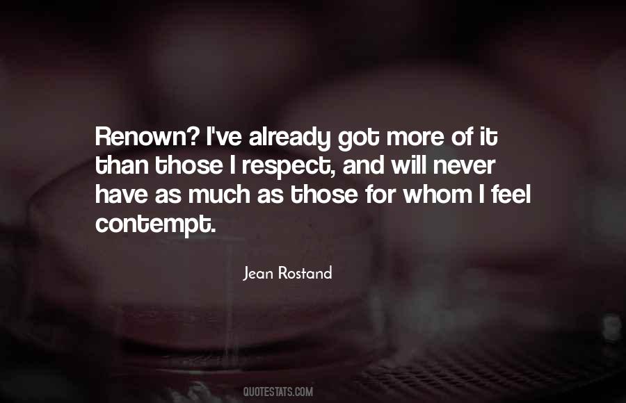 Quotes About Renown #1371429