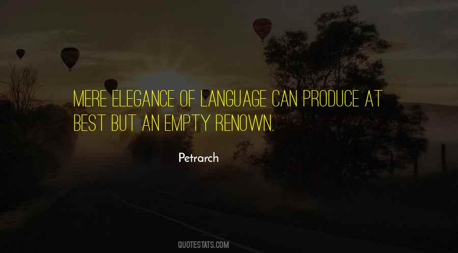 Quotes About Renown #24010