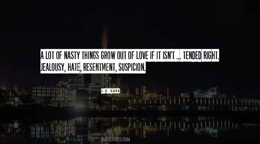 Quotes About Love Hate And Jealousy #1709743