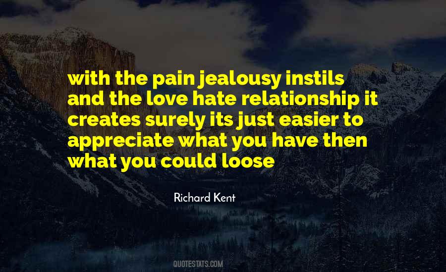 Quotes About Love Hate And Jealousy #724062