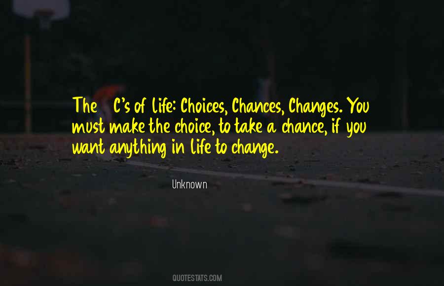 Life Chances Quotes #181476