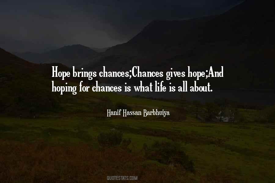 Life Chances Quotes #426151