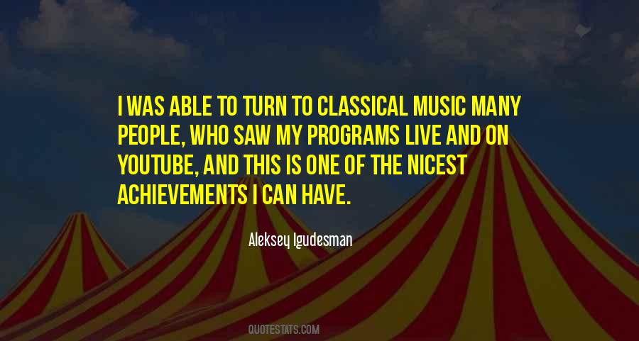 Quotes About Music Programs #1214111