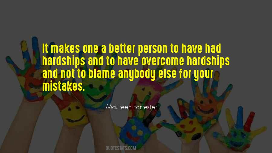 How To Be A Better Person Quotes #41959
