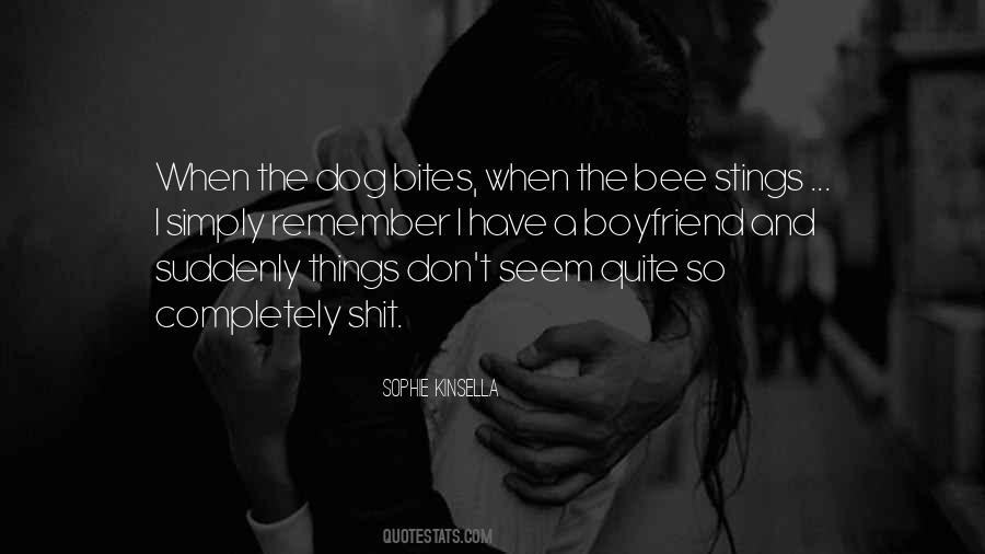 Quotes About Bee Stings #1416385