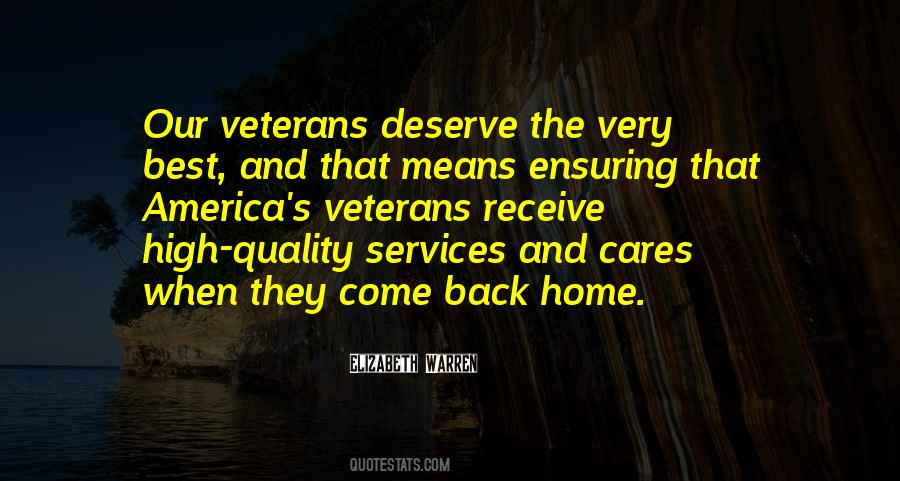 Quotes About America's Veterans #516011
