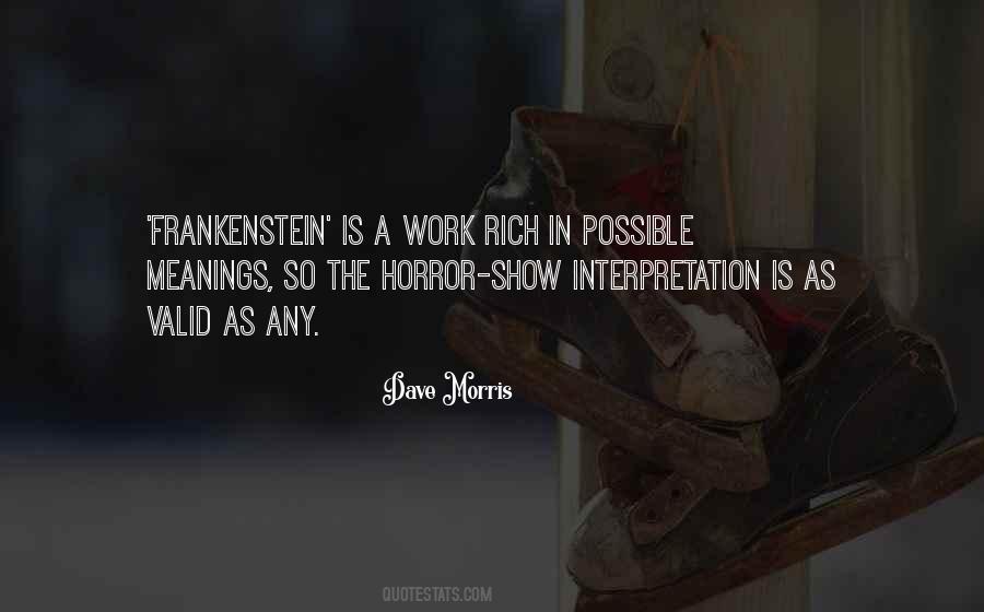 Quotes About Frankenstein #321844