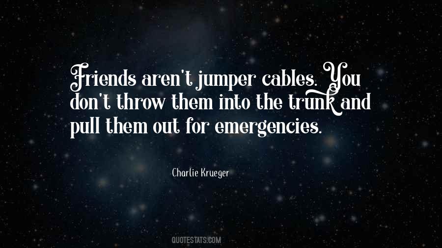 Quotes About Jumper Cables #911111
