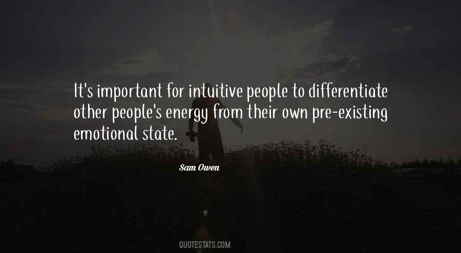 Quotes About Intuition And Relationships #1488078